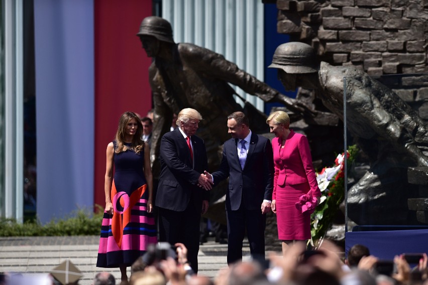 Prezydent Donald Trump odwiedził Polskę tylko raz - w lipcu...