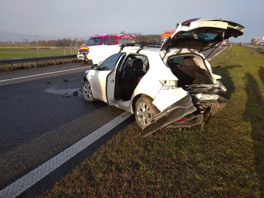 Po zderzeniu dwóch samochodów osobowych, w czwartek rano...