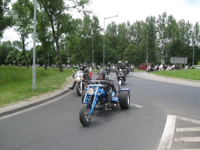 Motocykliści urządzili wielką paradę ulicami Żar