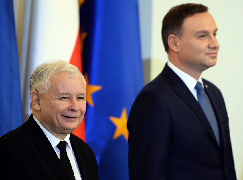 Jarosław Kaczyński i Andrzej Duda