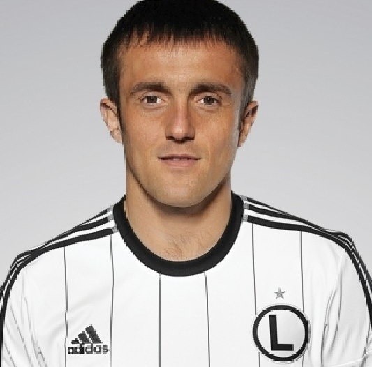 Jedna z bramek dla Legii zdobył Miroslav Radović.