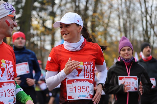 W biegu wystartowała też olimpijka w boksie Sandra Drabik