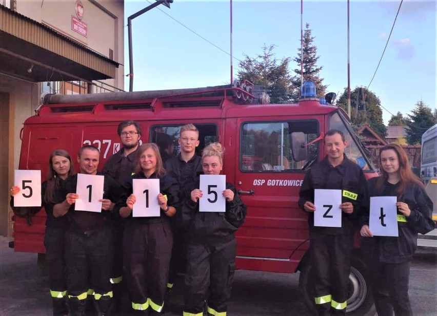 Strażacy z OSP Gotkowice zbierają pieniądze na nowy samochód...