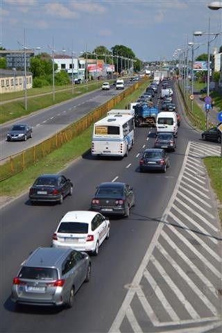 Częstochowa tkwi w korkach