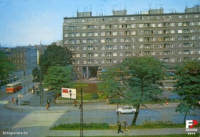 Centrum Zabrza na przełomie lat 60. i 70. XX wieku.