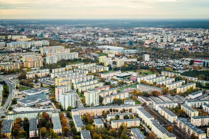 17.10.2019 bydgoszcz miasto z lotu ptaka . fot: tomasz...