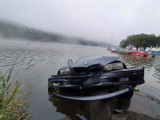 Brawurowa jazda o poranku z finałem w jeziorze. Kierowca BMW ukarany mandatem