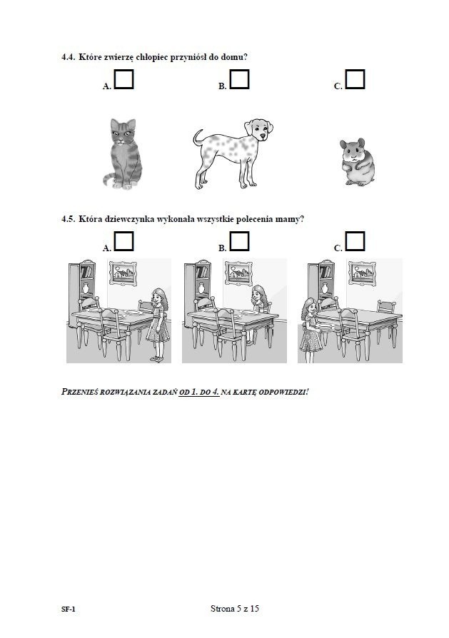 Sprawdzian szóstoklasisty 2015. FRANCUSKI [ARKUSZE,...