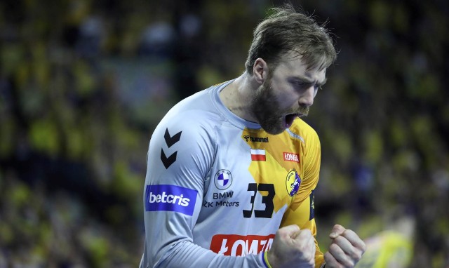 Andreas Wolff z Łomży Vive Kielce w środowym meczu z Dinamem Bukareszt bronił z 40-procentową skutecznością, obronił między innymi cztery rzuty karne.