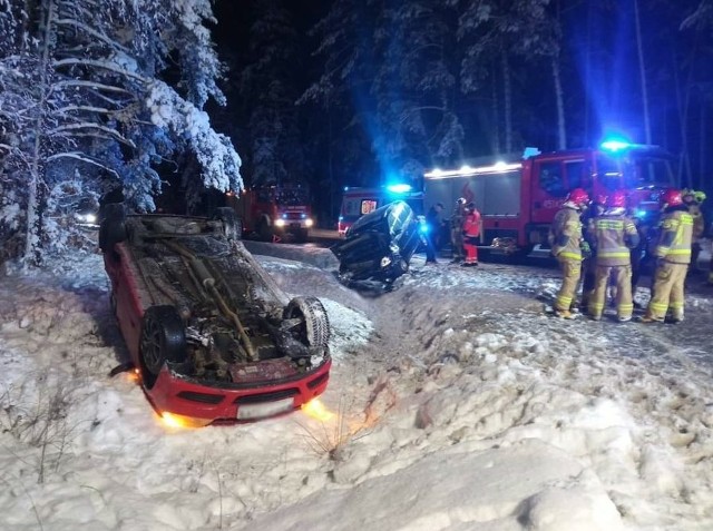 Na odcinku drogi krajowej nr 20 pomiędzy Bytowem a Kościerzyną ruch odbywał się wahadłowo