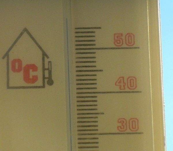 Termometr internauty wskazuje ponad 50°C