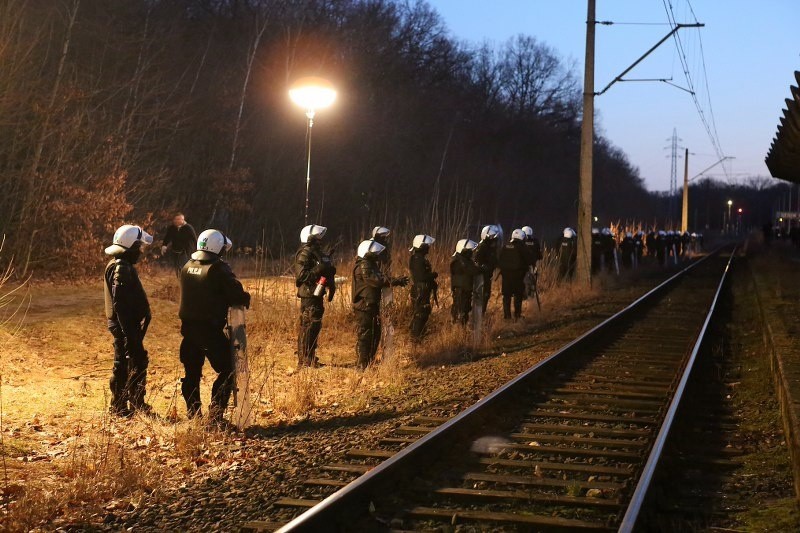 Pogoń Szczecin - Lech Poznań. Kibice Kolejorza przyjechali do Szczecina [ZDJĘCIA]