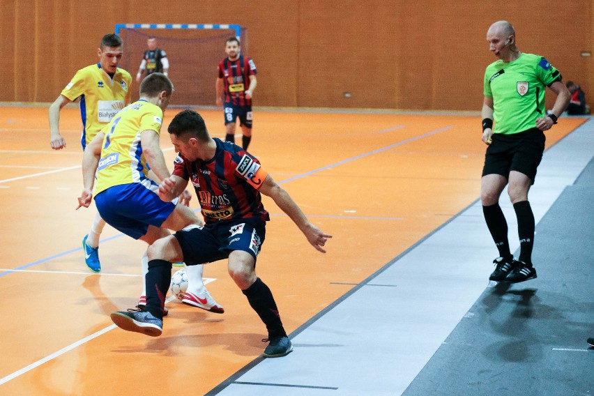 Mecz ekstraklasy futsalu MOKS Białystok - Pogoń 04 Szczecin