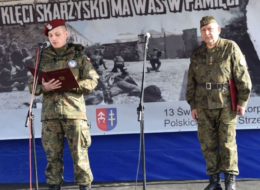 W hołdzie "Żołnierzom Wyklętym" w Skarżysku 