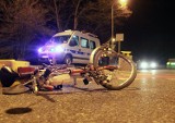 Pijany rowerzysta zderzył się z samochodem. Wcześniej miał już odebrane prawo jazdy