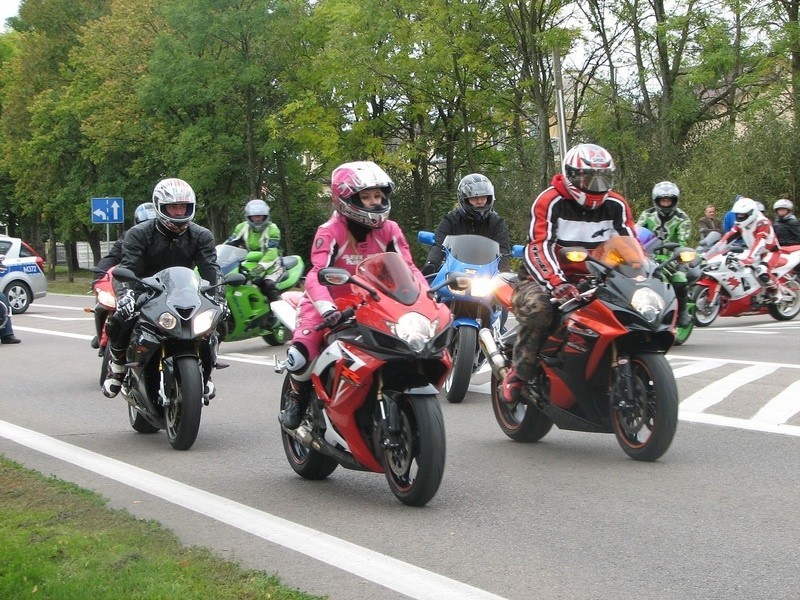 Także w Ostrożanach odbyła się biesiada motocyklowa,...