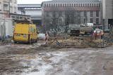 Rewitalizacja ul. Dworcowej w Bytomiu. Co obecnie dzieje się na placu budowy?
