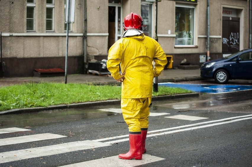 Ulewa nad Koszalinem. Utrudnienia, interwencje, zalane ulice