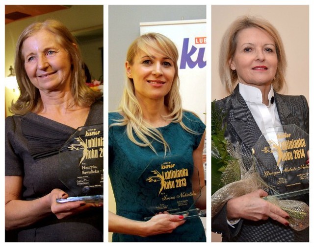 Prof. Henryka Sawulicka-Oleszczuk, Lublinianka 2012, Iwona Nakielska zdobyła tytuł Lublinianki za 2013 rok i prof. Grażyna Mielnik-Niedzielska, Lublinianka 2014