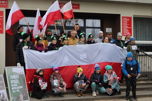 IV Powiatowy Marsz Żołnierzy Wyklętych "Tropem Wilczym". Więcej na kolejnych slajdach