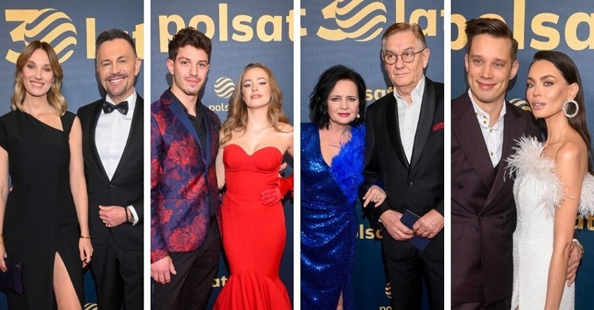 30 lat Telewizji Polsat. Najpiękniejsze pary na gali. Wiktoria Gąsiewska i Jasper Sołtysiewicz po raz pierwszy razem, Jolanta Fajkowska i Krzysztof Karpiński, Krzysztof Ibisz i Joanna Ibisz, Robert Górski z żoną. Od nich aż bije miłość! 