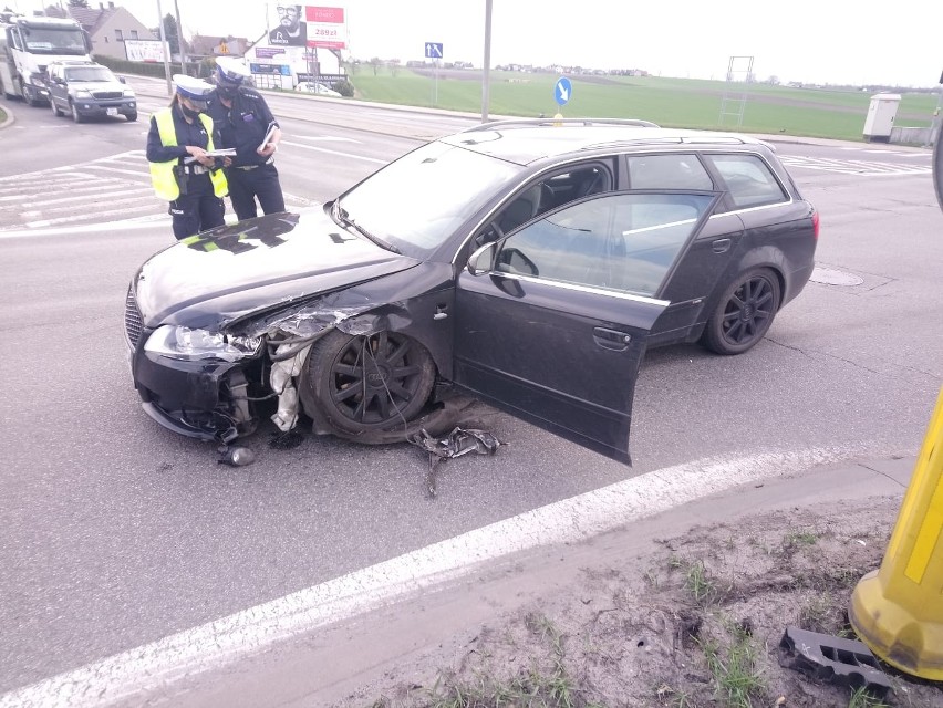 Zderzenie trzech samochodów na obwodnicy północnej Opola.