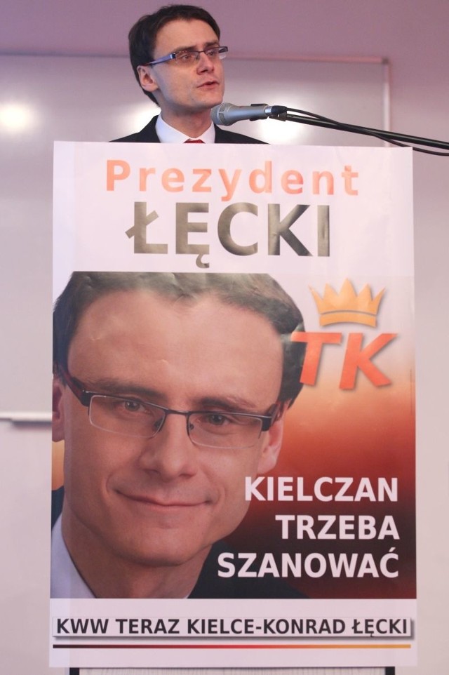 - Chcę być prezydentem miasta, którym każdy mieszkaniec jest ważny, bo kielczan trzeba szanować &#8211; mówił Konrad Łęcki.