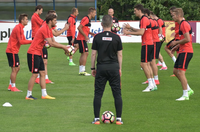 Trening reprezentacji Polski przed meczem eliminacyjnym...