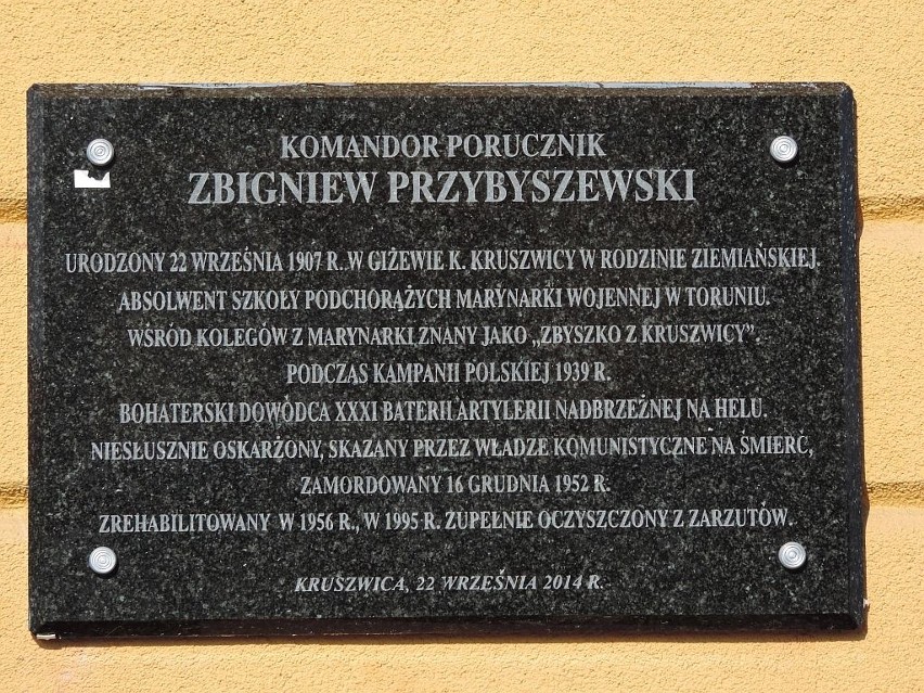 Zbigniew Przybyszewski urodził się w Giżewie (gmina...