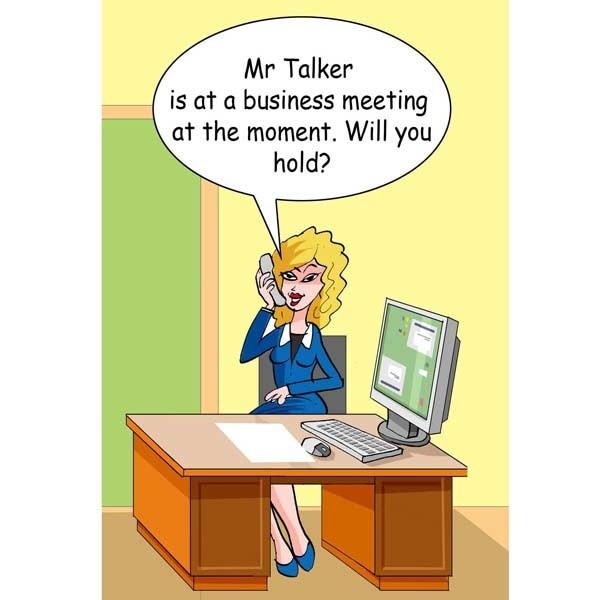 Pani Talker jest teraz na spotkaniu biznesowym. Czy chcesz poczekać?