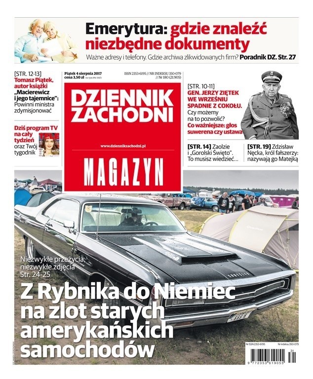 Okładki alternatywne Dziennika Zachodniego wyd. MAGAZYN 4...