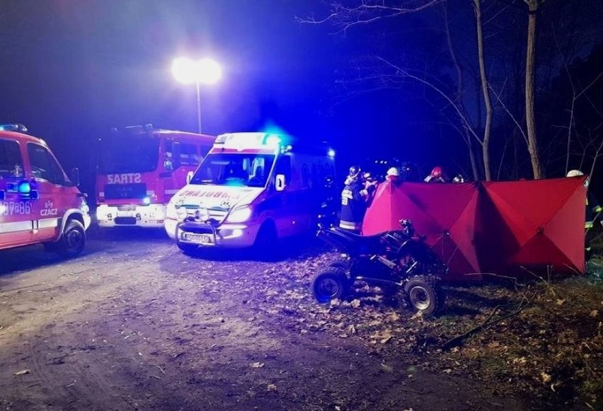 Śmiertelny wypadek w miejscowości Księginki na granicy...