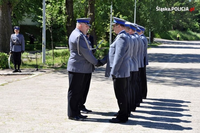 Ślubowanie nowych policjantów w Katowicach