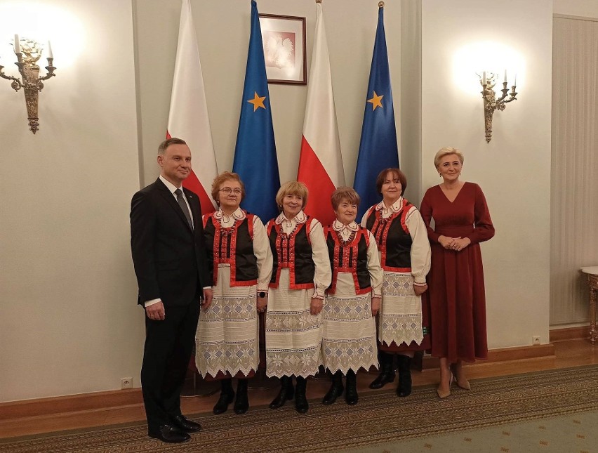 Kółko Rolnicze "Zagajnica" z wizytą u pary prezydenckiej. Delegacja z Łodzisk odwiedziła Pałac Prezydencki 1.12.2022