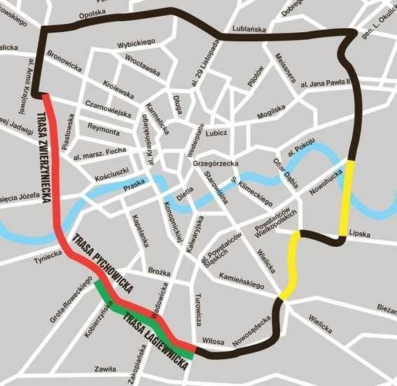 Kraków. Trasom Pychowickiej i Zwierzynieckiej przeszkodzić może kanał żeglugowy przez centrum miasta