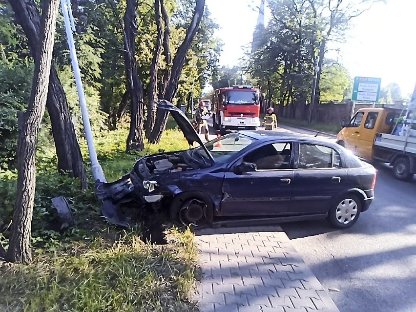 Zderzenie 2 aut w Rudzie Śląskiej