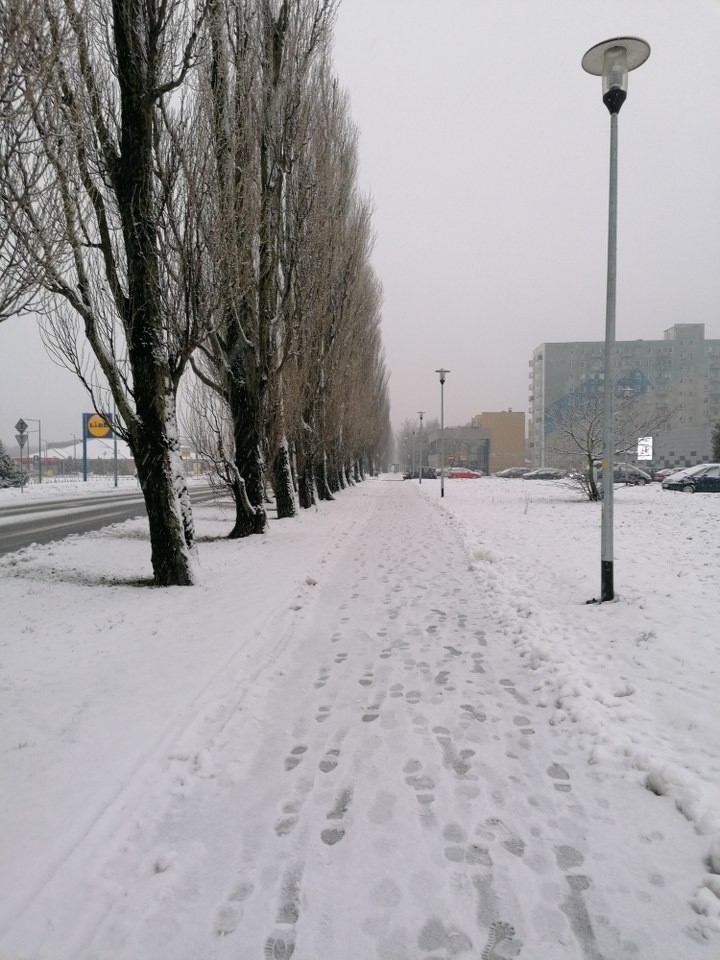 Zima w Koszalinie