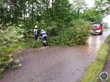 Gwałtowna burza i ulewa przeszła nad Białymstokiem i województwem podlaskim. Mnóstwo interwencji strażaków [17.06.2020]