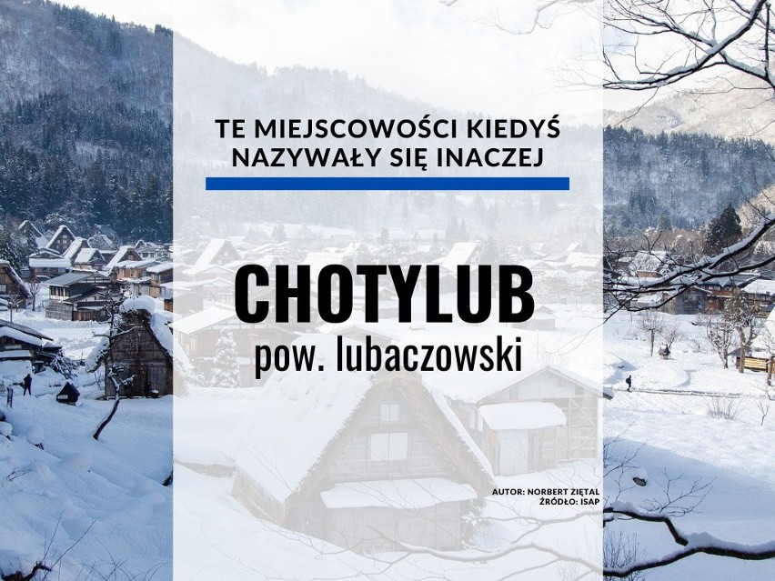 Chotylub, w gminie Cieszanów, w powiecie lubaczowskim, w...