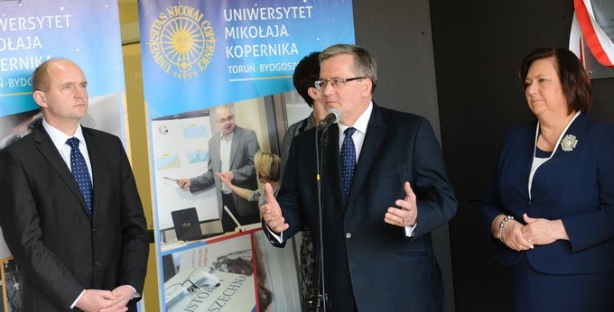 Prezydent Bronisław Komorowski otworzył ICNT  na UMK [zdjęcia, wideo]