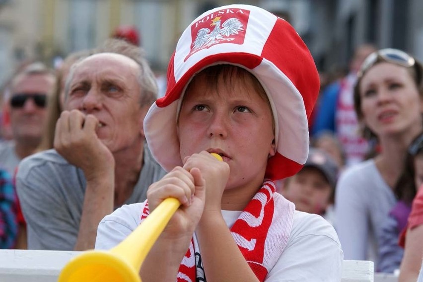 Mecz Polska - Grecja w inowrocławskiej strefie kibica [zdjęcia]