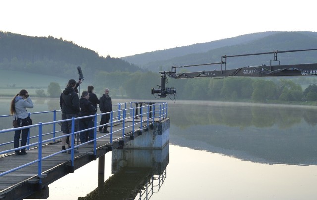 Jeseniki na planie filmu "Dziura pod Hanuszowicami&#8221;.