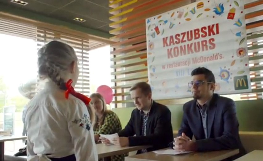 Konkurs Języka Kaszubskiego w McDonaldzie w Pucku