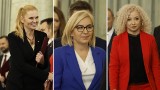 Barwnie i z ciekawymi dodatkami. Zobacz, jak wyglądały nowe ministry na zaprzysiężeniu rządu Donalda Tuska