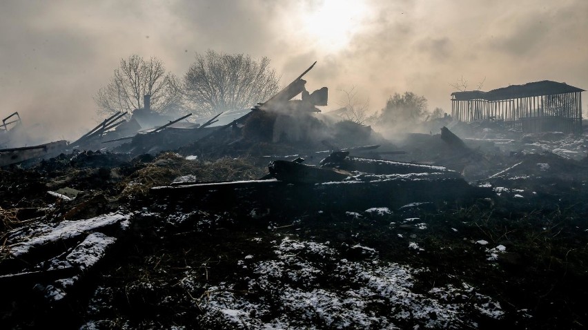 Pożar w Lubaniu, grudzień 2018