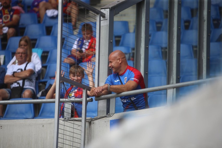 5.07.2021. Kibice na meczu Piast Gliwice - Raków Częstochowa...