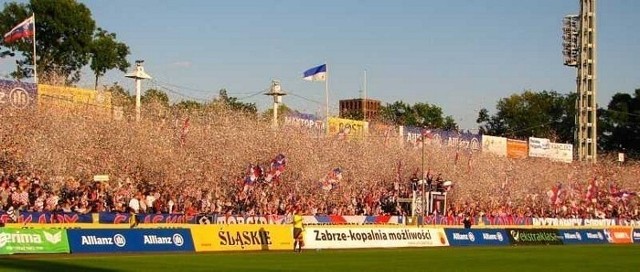 Górnik Zabrze 1:0 Ruch Chorzów (trybuny)