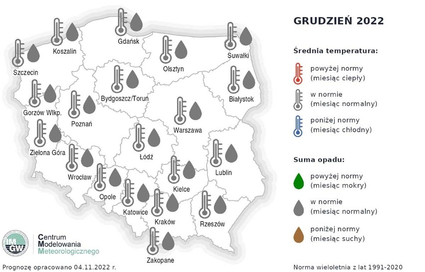 Pogoda na grudzień 2022. Czeka nas mróz, burze oraz częste zmiany warunków atmosferycznych 7.12.2022