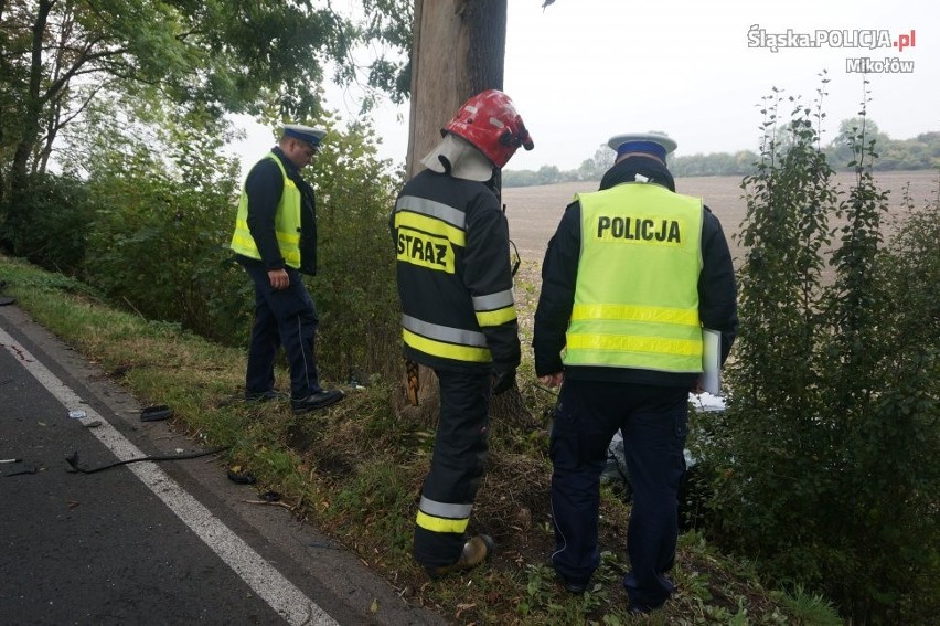 Śmiertelny wypadek w Mikołowie. Nie żyje 57-letni kierowca