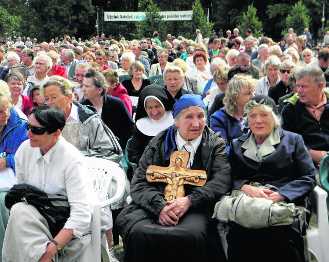 Na uroczystości przybyły tysiące wiernych